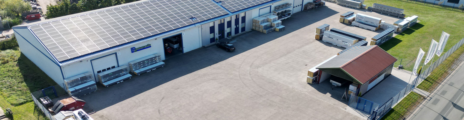 LD Systemprofile - Luftaufnahme des Firmengeländes in Neuenkirchen/Vörden